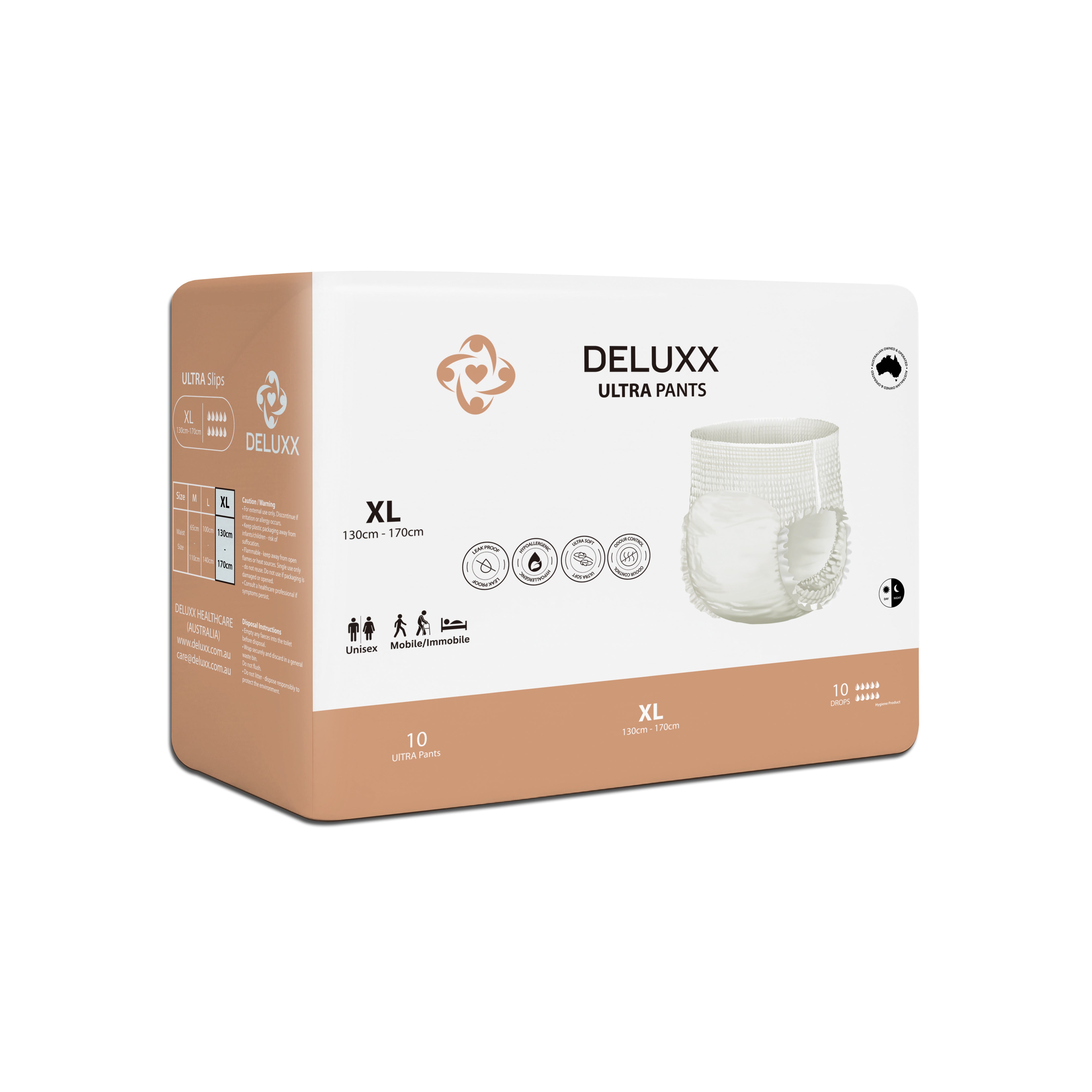 Deluxx Ultra Pants Extra Large Bag (10 Pack)